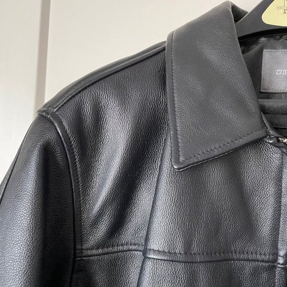 Men’s Croft & Barrow Leather Jacket size XL - Picture 3 of 9